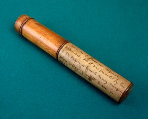 This early stethoscope belonged to Laennec (Science Museum, London).