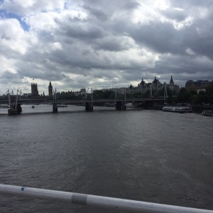 Grey skies over Westminster